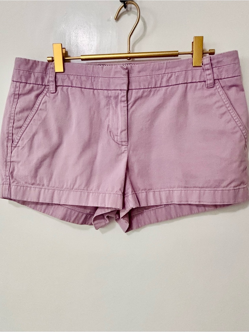 J. Crew| Lavender Cotton Chino Casual Shorts Sz 6